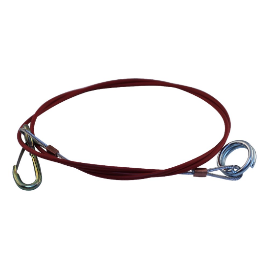 Afbeeldingen van Breekkabel rood 1055MM met breekring