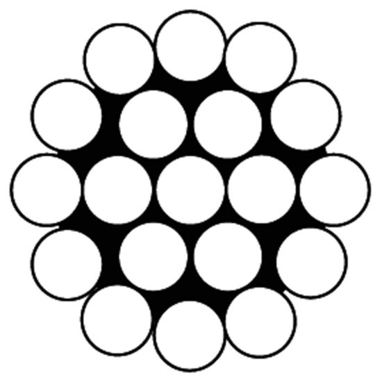 Afbeeldingen van Staalkabel 1X19 RVS316 1MM 50M