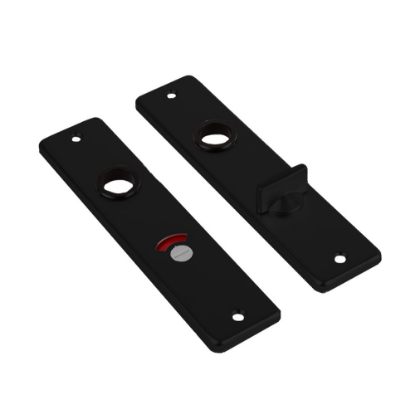 Afbeeldingen van AMI Kortschild type 180/41 RH zwart t.b.v. WC badkamerslot WC 5/57