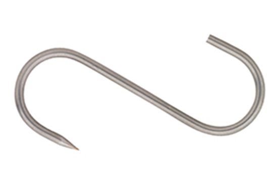 Afbeeldingen van Vleeshaak RVS304 4,4X100MM per stuk gelabeld