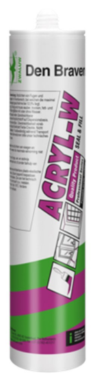 Afbeeldingen van ZWALUW Acrylaatkit Acryl-w wit 550ML