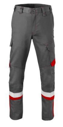 Afbeeldingen van HAVEP Werkbroek dames 5safety Image + 80517 charcoal/rood D36