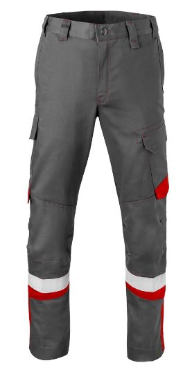 Afbeeldingen van HAVEP Werkbroek dames 5safety Image + 80517 charcoal/rood D38