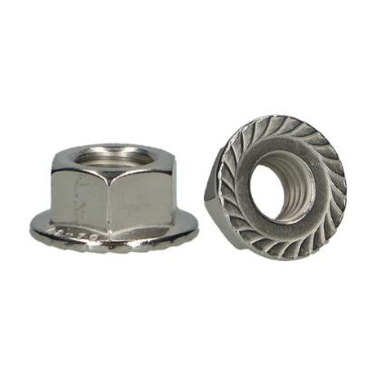 Afbeeldingen van Zeskantflensmoer DIN 6923 RVS A2