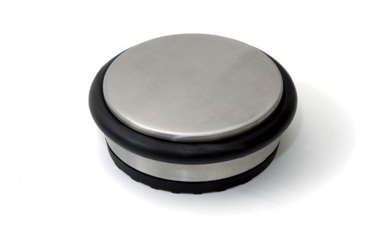 Afbeeldingen van Deurstopper staal RVS finish 92X40MM
