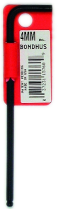 Afbeeldingen van BONDHUS Haakse inbussleutel kogelkop lang 1,27X72MM