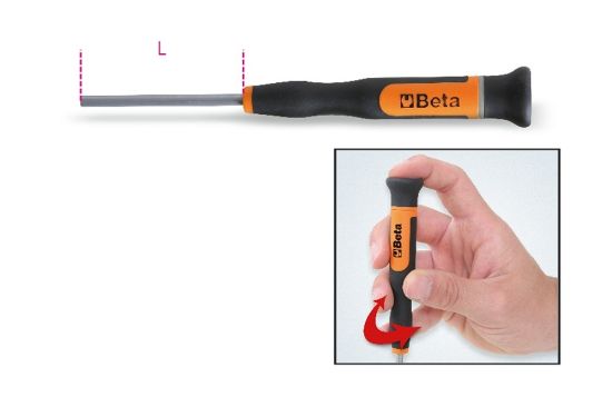 Afbeeldingen van BETA Micro-zeskantschroevendraaier 1257BE 5,0