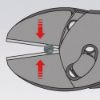 Afbeeldingen van KNIPEX Zijsnijtang TwinForce 7372180 DIN5749 180MM