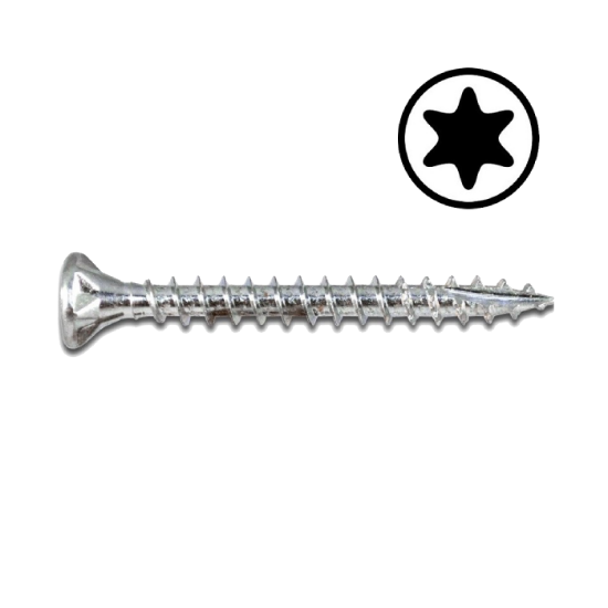 Afbeeldingen van WOFIX Spaanplaatschroef VZ T20 fijn 4,0X30MM