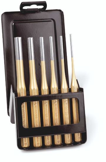 Afbeeldingen van RENNSTEIG Penuitdrijverset metalen casette 6-delig 3-10MM