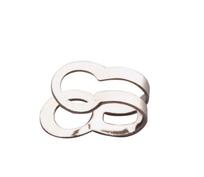 Afbeeldingen van Eindring messing vernikkeld 2,4MM