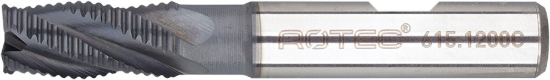 Afbeeldingen van ROTEC Ruwfrees HSS-E type HR DIN844 kort AlCrN-gecoat 10MM