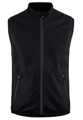 Afbeeldingen van BLÅKLÄDER Softshell bodywarmer 3850 zwart/donkergrijs 2XL
