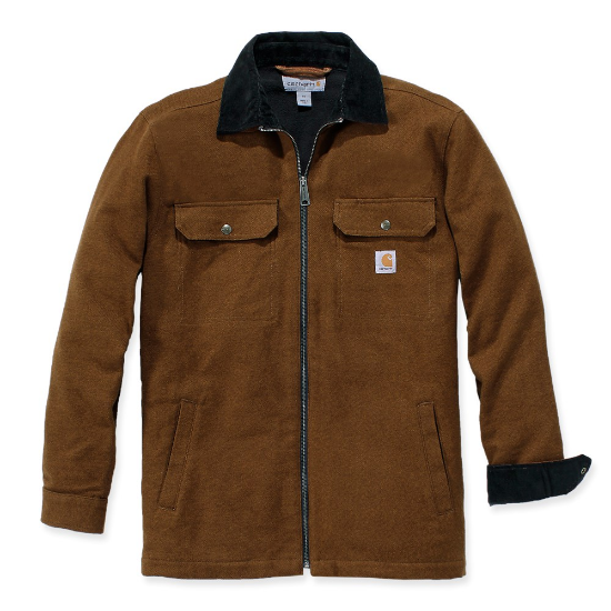 Afbeeldingen van CARHARTT Overhemd jas met rits 104074 oiled walnut XL