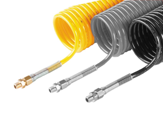 Afbeeldingen van Spiraal PA DIN74323 9X12MM AK geel WL3,5