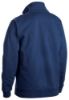 Afbeeldingen van BLÅKLÄDER Sweatshirt bi-colour met halve rits 3353 marineblauw/korenblauw S