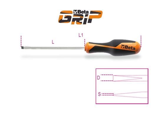 Afbeeldingen van BETA Sleufschroevendraaier 1264 3X100