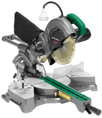 Afbeeldingen van HIKOKI Afkortzaag C8FSHEUAZ 230V 1050W 216MM zaagcapaciteit 65X312MM AS 30MM LASER EN LED VERLICHTING