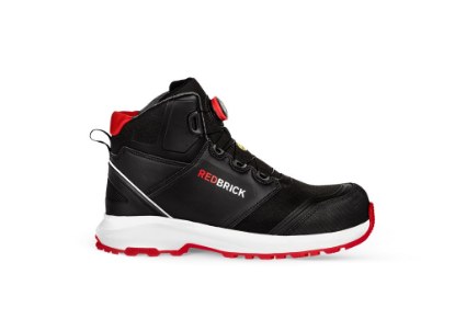 Afbeeldingen van REDBRICK Werkschoen hoog Pulse Speed Lace S3 zwart 39