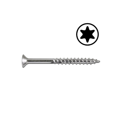 Afbeeldingen van WOFIX Spaanplaatschroef VZ T25 grof 4,5X70/42MM