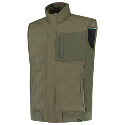 Afbeeldingen van TRICORP Puffer bodywarmer Rewear 402710 army S