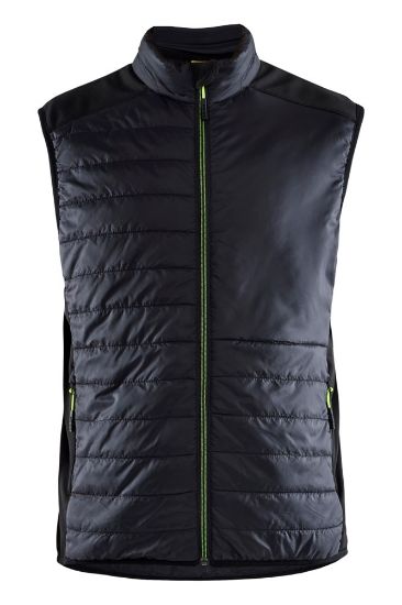 Afbeeldingen van BLÅKLÄDER Bodywarmer gevoerd 3863 zwart/High Vis geel S