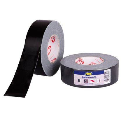 Afbeeldingen van Gaffer 6000 tape zwart 100MM 50M