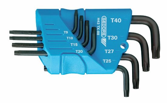 Afbeeldingen van GEDORE Stiftsleutelset TORX T10-T45 8x