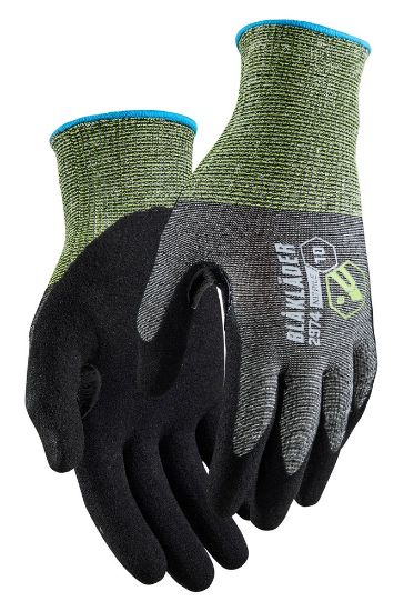 Afbeeldingen van BLÅKLÄDER Handschoen snijbestendig B nitril-gedipt 2974 zwart 6