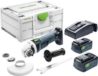 Afbeeldingen van FESTOOL Accu haakse accuslijper AGC18-125 5,0EBI-Plus 18V 5 ,0Ah