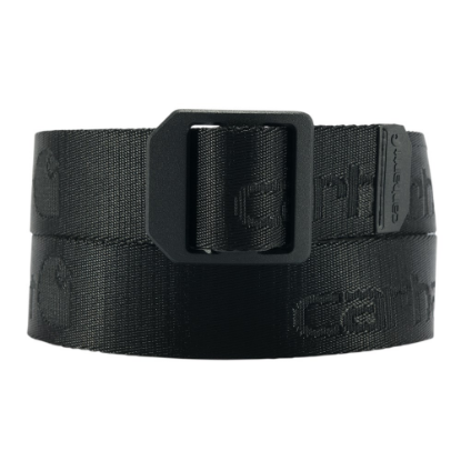 Afbeeldingen van CARHARTT Riem Webbing nylon met gesp 801968 zwart L