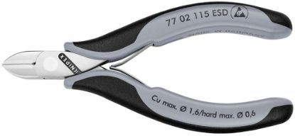 Afbeeldingen van KNIPEX Zijsnijtang elektro 7702115ESD DIN9654