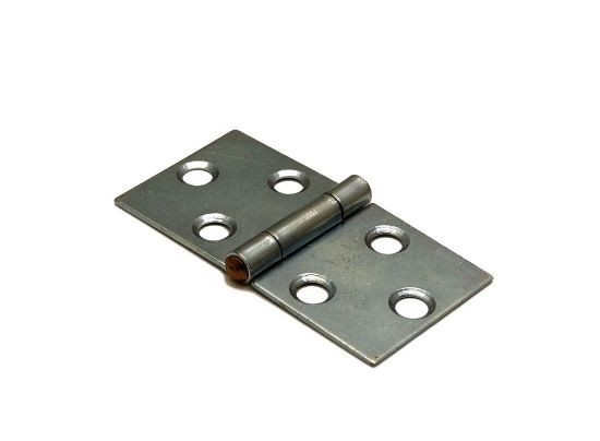 Afbeeldingen van Klepscharnier VZ vaste messing pen 40X80MM