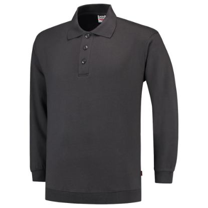 Afbeeldingen van TRICORP Polosweater met boord 301005 donkergrijs 5XL