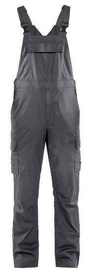 Afbeeldingen van BLÅKLÄDER Bretelbroek industrie met stretch 2666 medium grijs D120