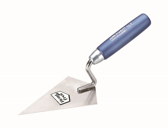 Afbeeldingen van JUNG Buitenhoektroffel RVS 8MM radius 80X30MM