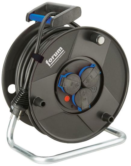 Afbeeldingen van FORUM Kabelhaspel H07RN-F3G2,5 IP44 kunststof 25M