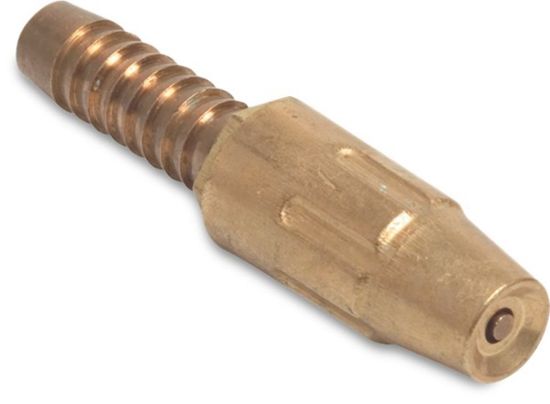 Afbeeldingen van Spuitmondstuk type 120 messing 25MM slangtule