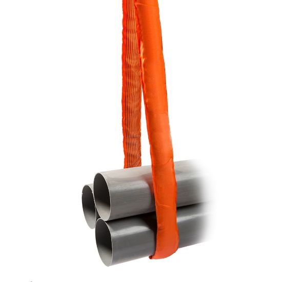 Afbeeldingen van Rondstrop oranje 10T 16M omtrek 8M werklengte