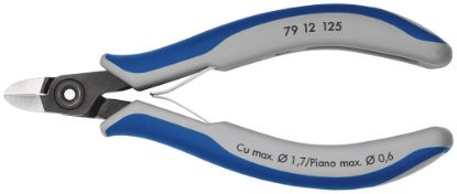 Afbeeldingen van KNIPEX Zijsnijtang elektro PREC 7912125 DIN9654