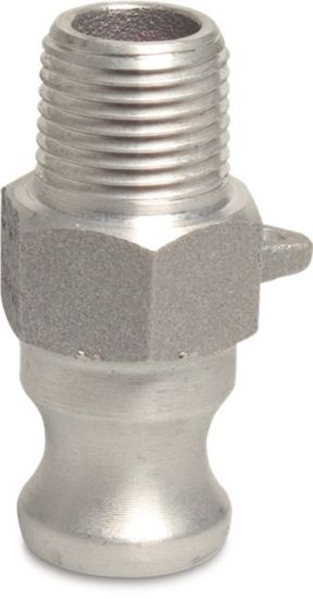 Afbeeldingen van Snelkoppeling aluminium 1.¼" V-deel Camlock F/buitendraad 16bar