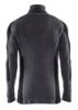 Afbeeldingen van BLÅKLÄDER Onderhemd met rits 100% merino WARM 4899 medium grijs/zwart M