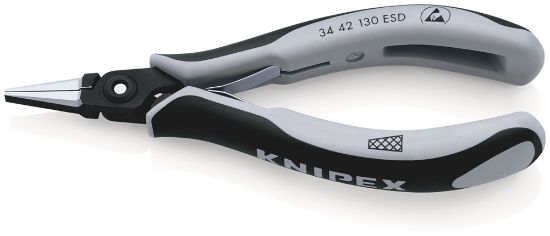 Afbeeldingen van KNIPEX Elektronicatang ESD 3442130ESD DIN9655