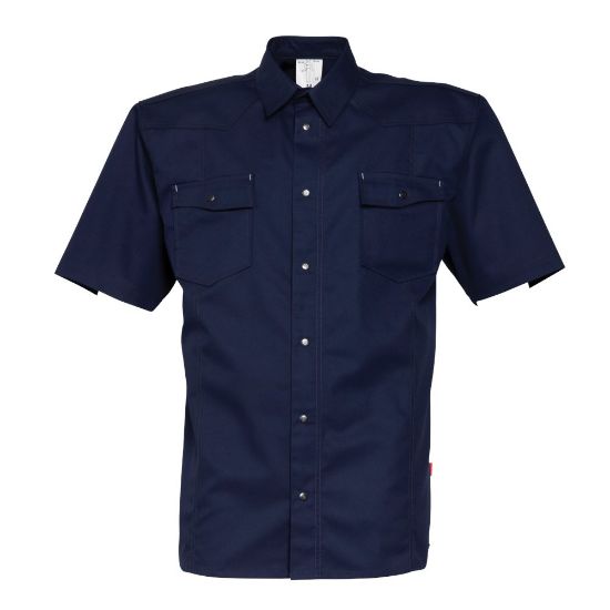 Afbeeldingen van HAVEP Overhemd met korte mouwen Basic 1654 navy XS