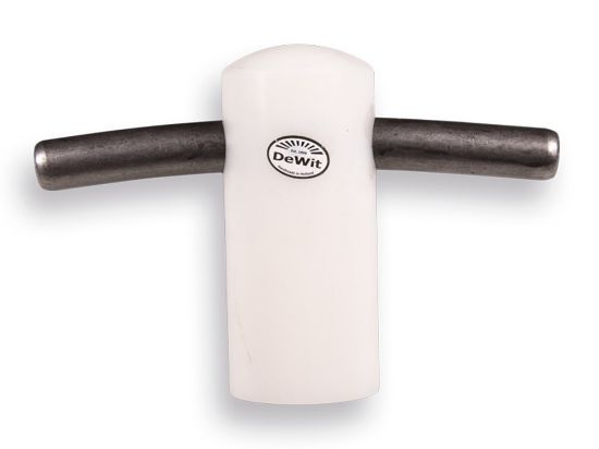 Afbeeldingen van DE WIT Tegelklopper met nylon klos 90MM