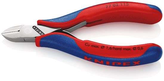 Afbeeldingen van KNIPEX Zijsnijtang elektro 7702115 DIN9654
