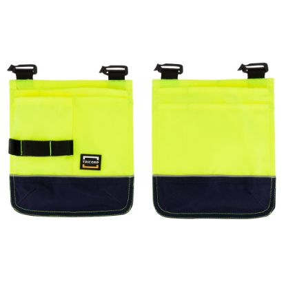 Afbeeldingen van TRICORP Swing pockets High Vis bi-colour 653004 fluor geel/inkt onesize