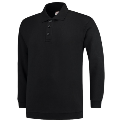Afbeeldingen van TRICORP Polosweater met boord 301005 zwart XS