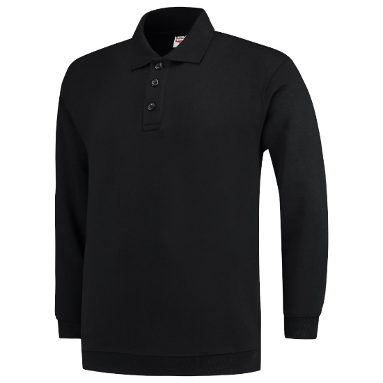 Afbeeldingen van TRICORP Polosweater met boord 301005 zwart XS