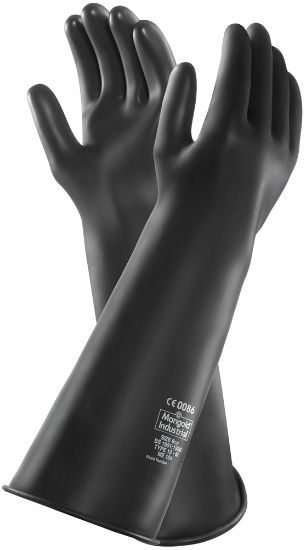 Afbeeldingen van ANSELL Handschoen natuurlijk rubberlatex AlphaTec 87-104 9½